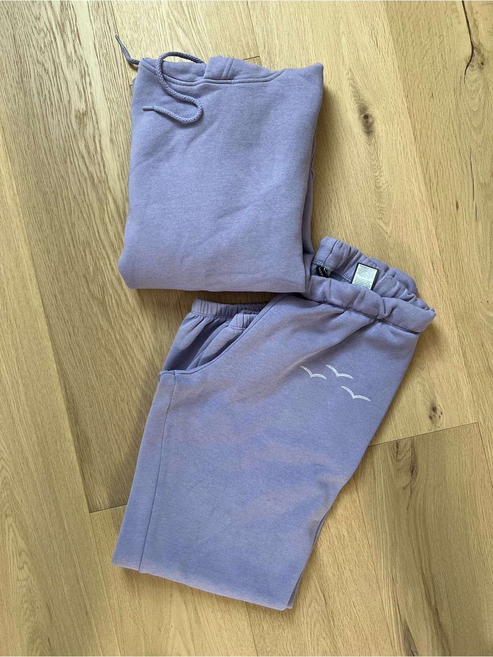 Lazypants Lavender Sweat Set - Size Small
